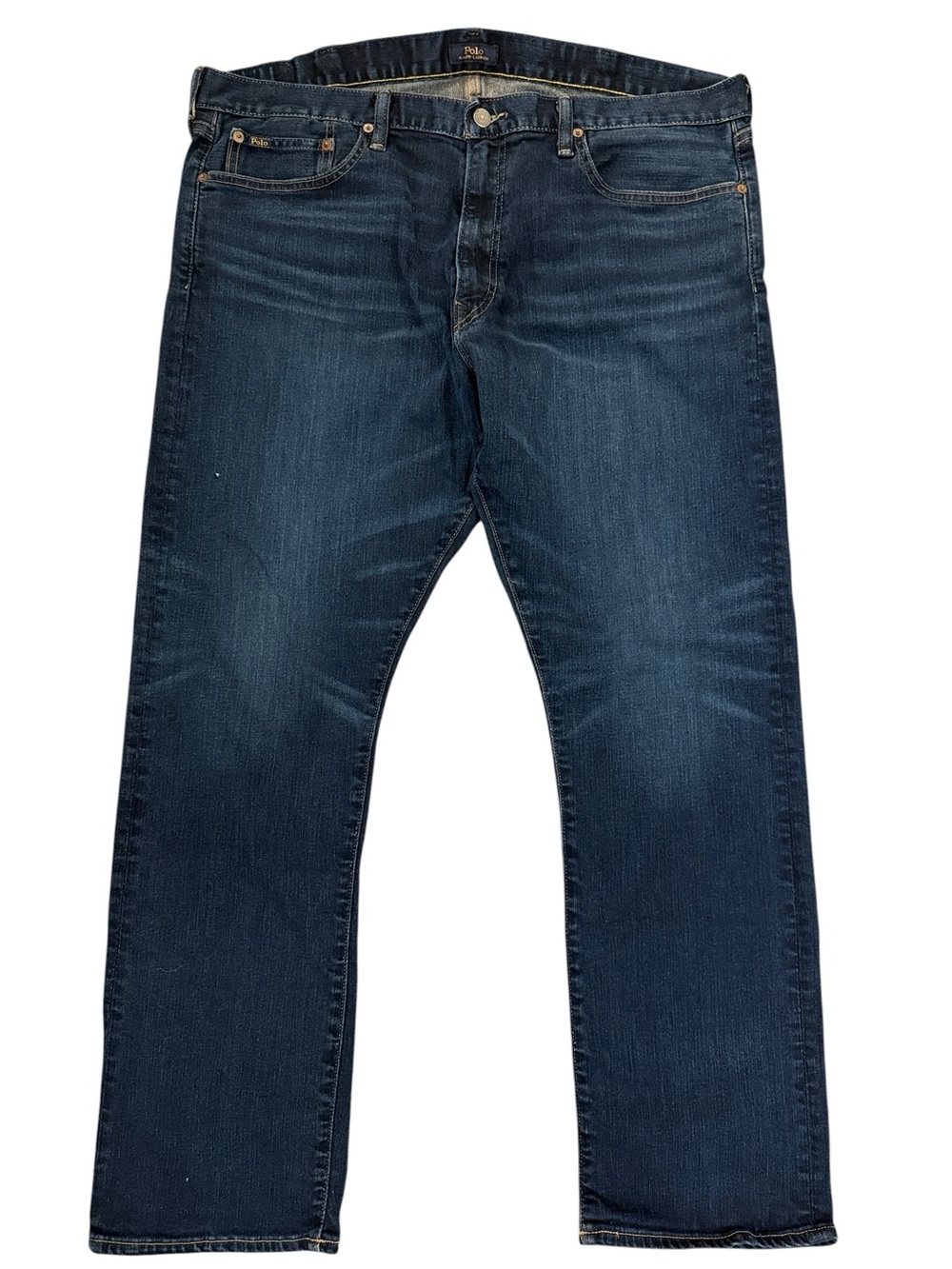 Polo Ralph Lauren Varick Slim Straight Jeans 40x32 Fits 40x31 Dark Wash Denim